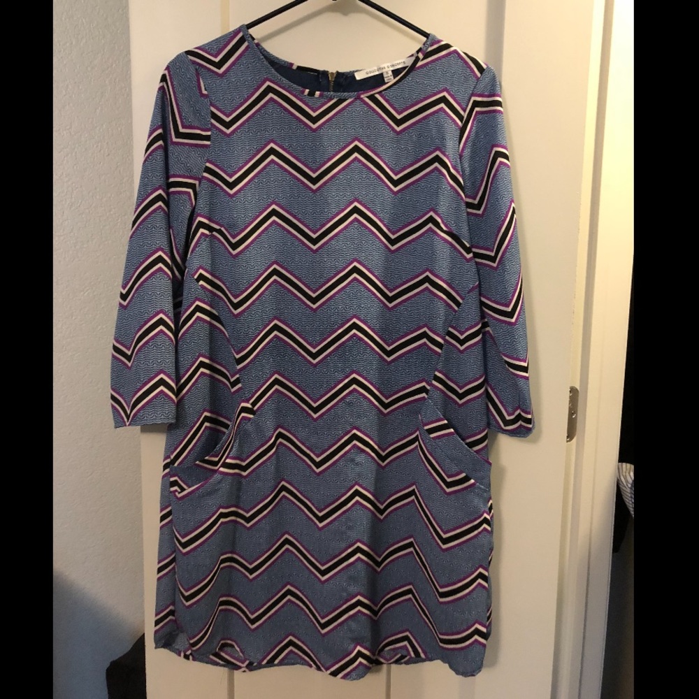 ¾ sleeved collective concepts dress